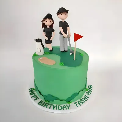 Golf Theme Cake