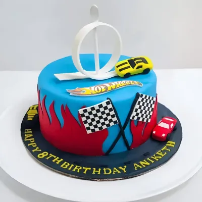 Hot Wheels Cake