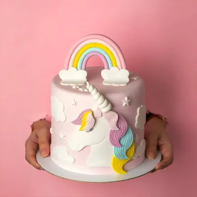 Unicorn Fondant Cake