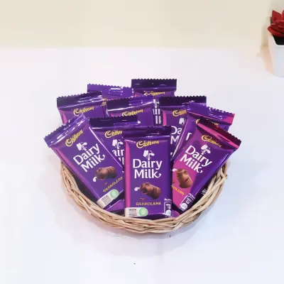 Dairy Milk Chocolate Basket