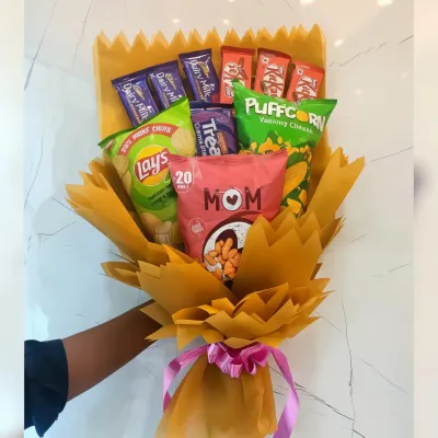 Chips n Chocolate Bouquet