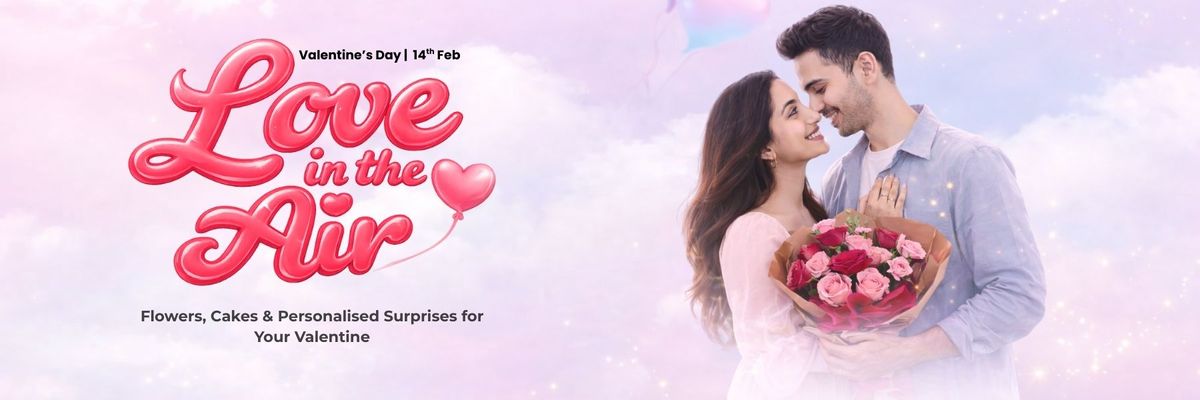Valentine Day Banner for Giftlaya