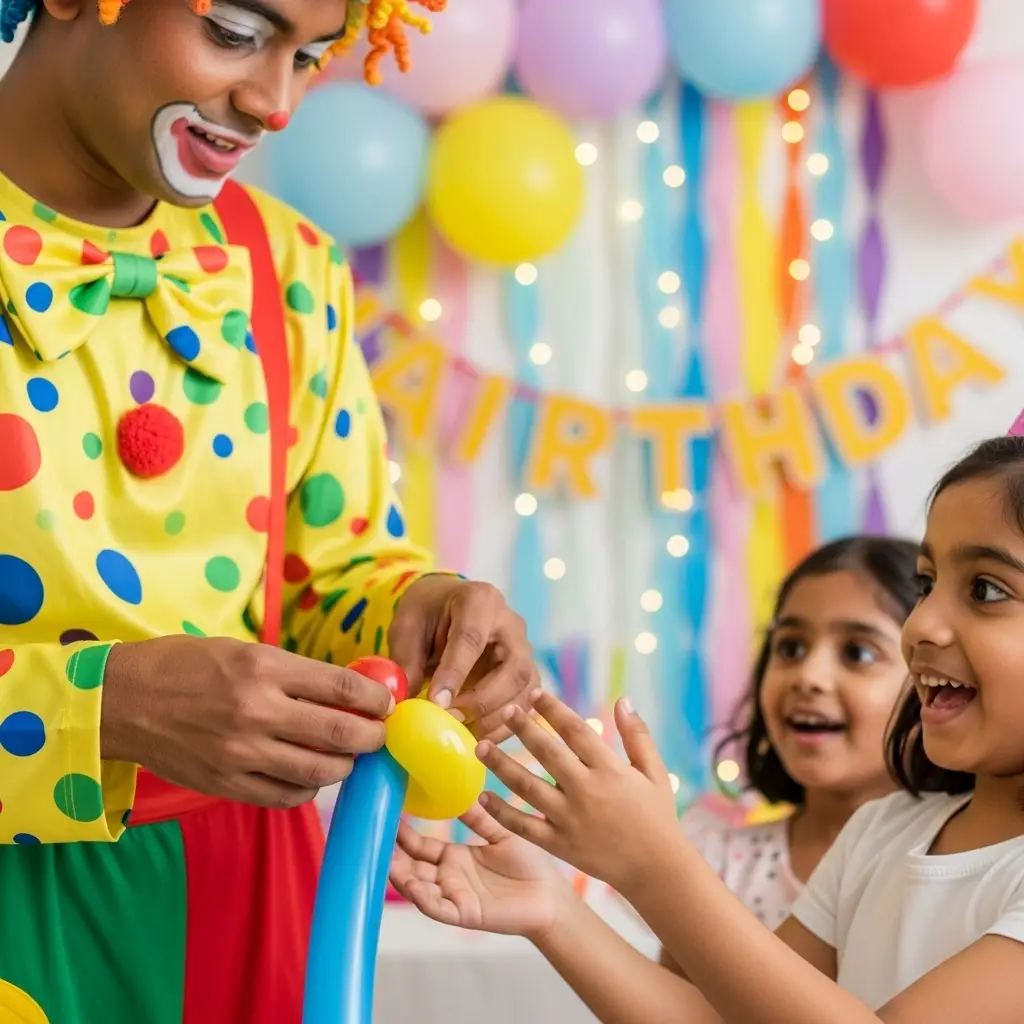 Clown For Kids Birthday Function