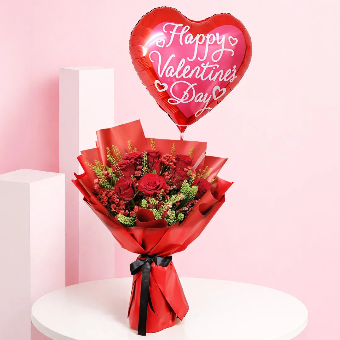  Red Rose Bouquet for Valentine
