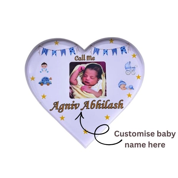 Heart Shape Baby Name Reveal Board