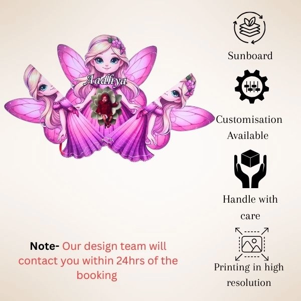 Little Fairy Name Reveal Board