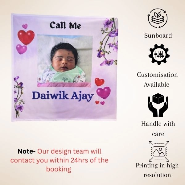 Custom Flex Name Reveal Board