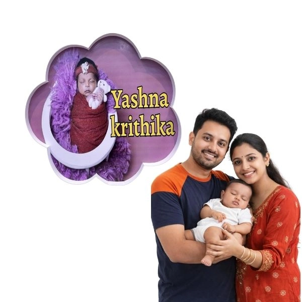 Cloud Theme Name Reveal Board