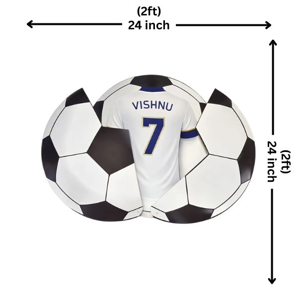 Football Theme Name Board for Champ