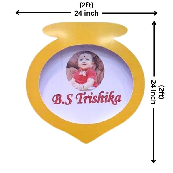 Lord Buddha Theme Name Reveal Board 