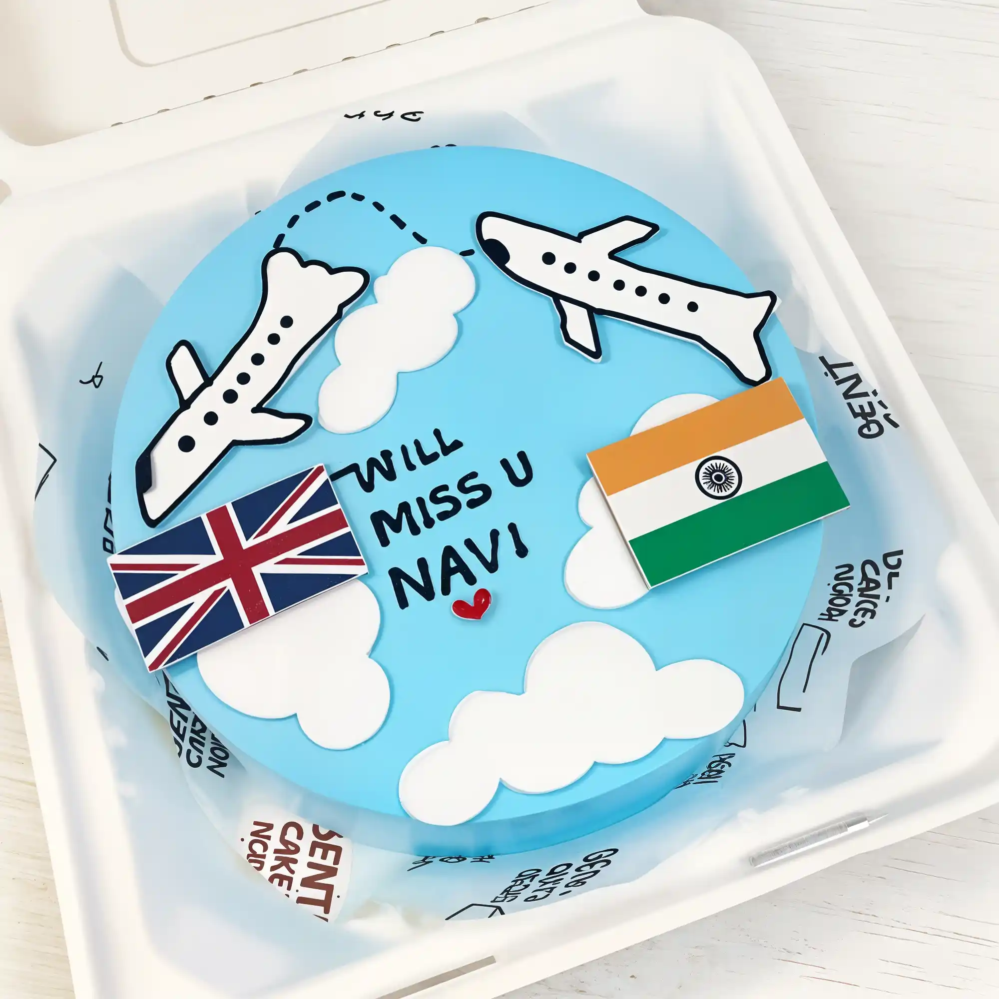 Bon Voyage Cake