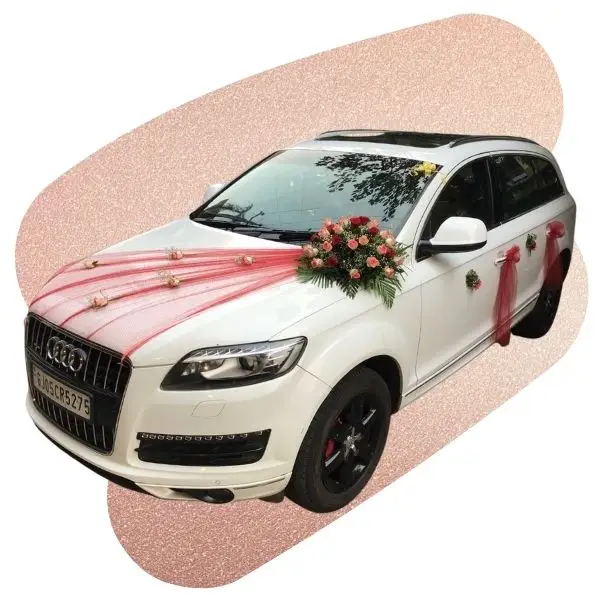 Wedding car decoration