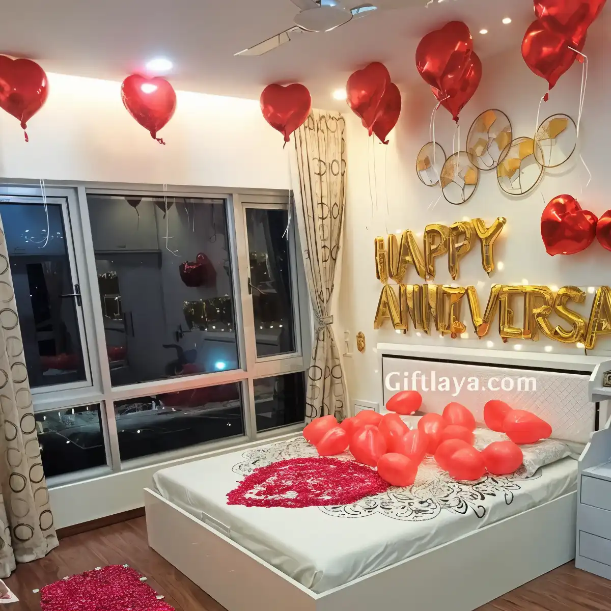 Lovely Room Anniversary Decoration