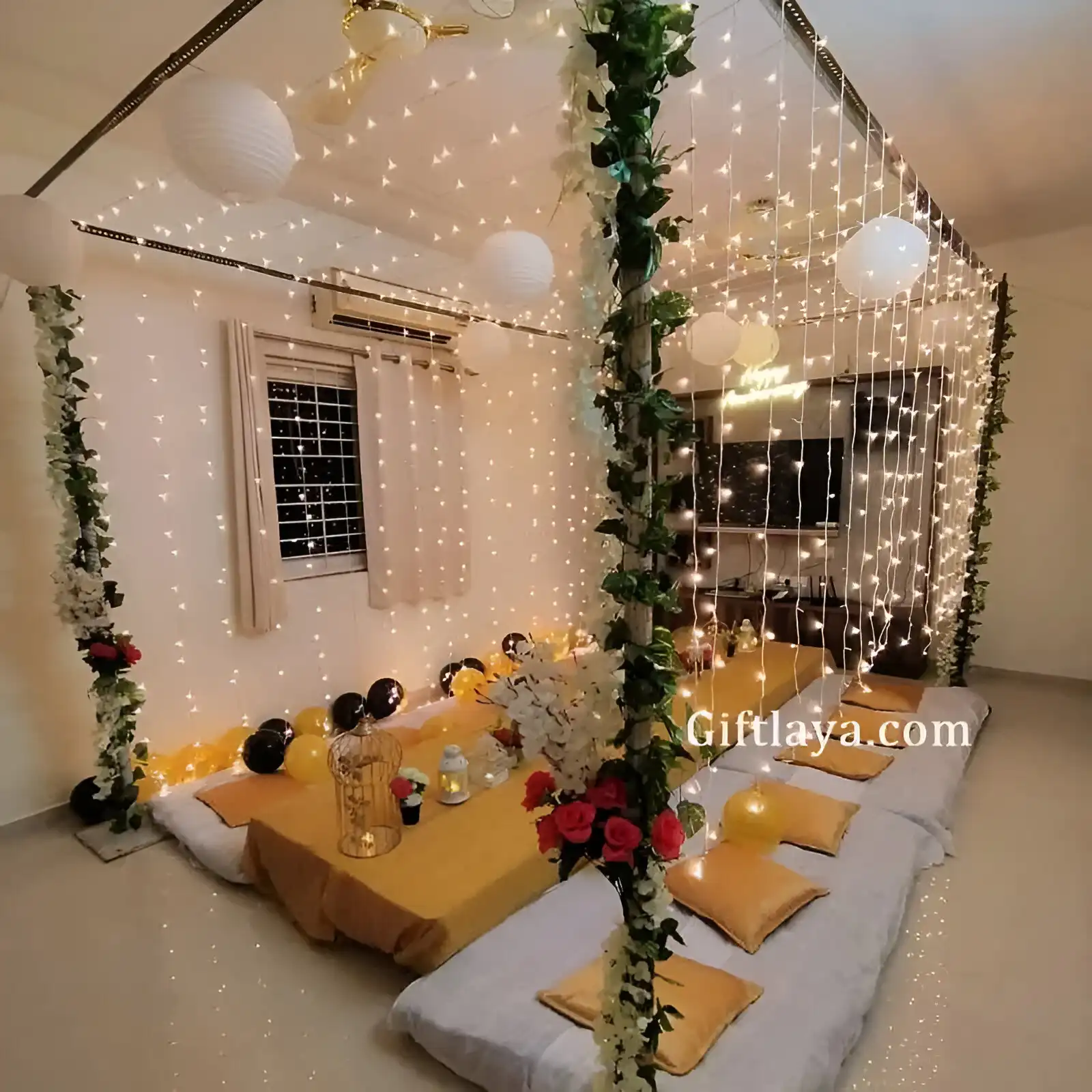 Anniversary Sit Down setup