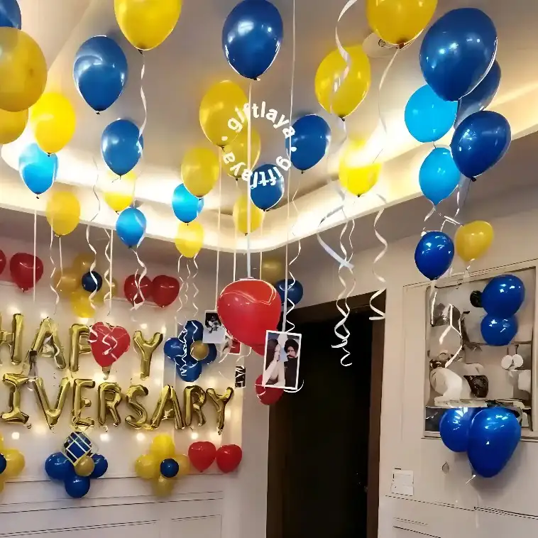 Romantic Anniversary Hall Setup