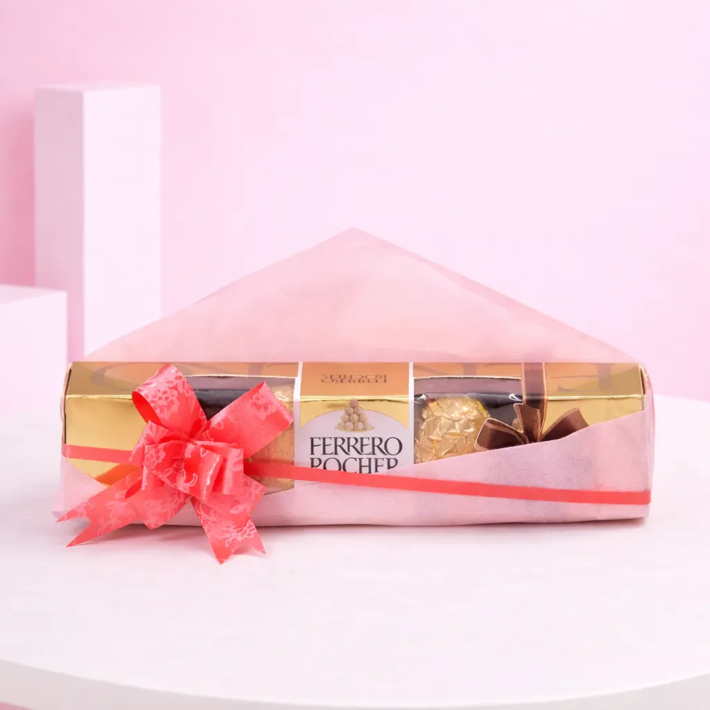 Rose Box with Ferrero Rocher