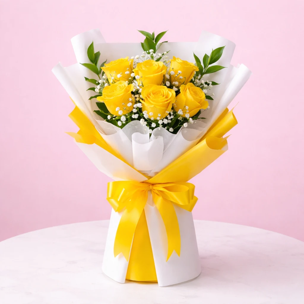 Radiant Yellow Bloom Bouquets