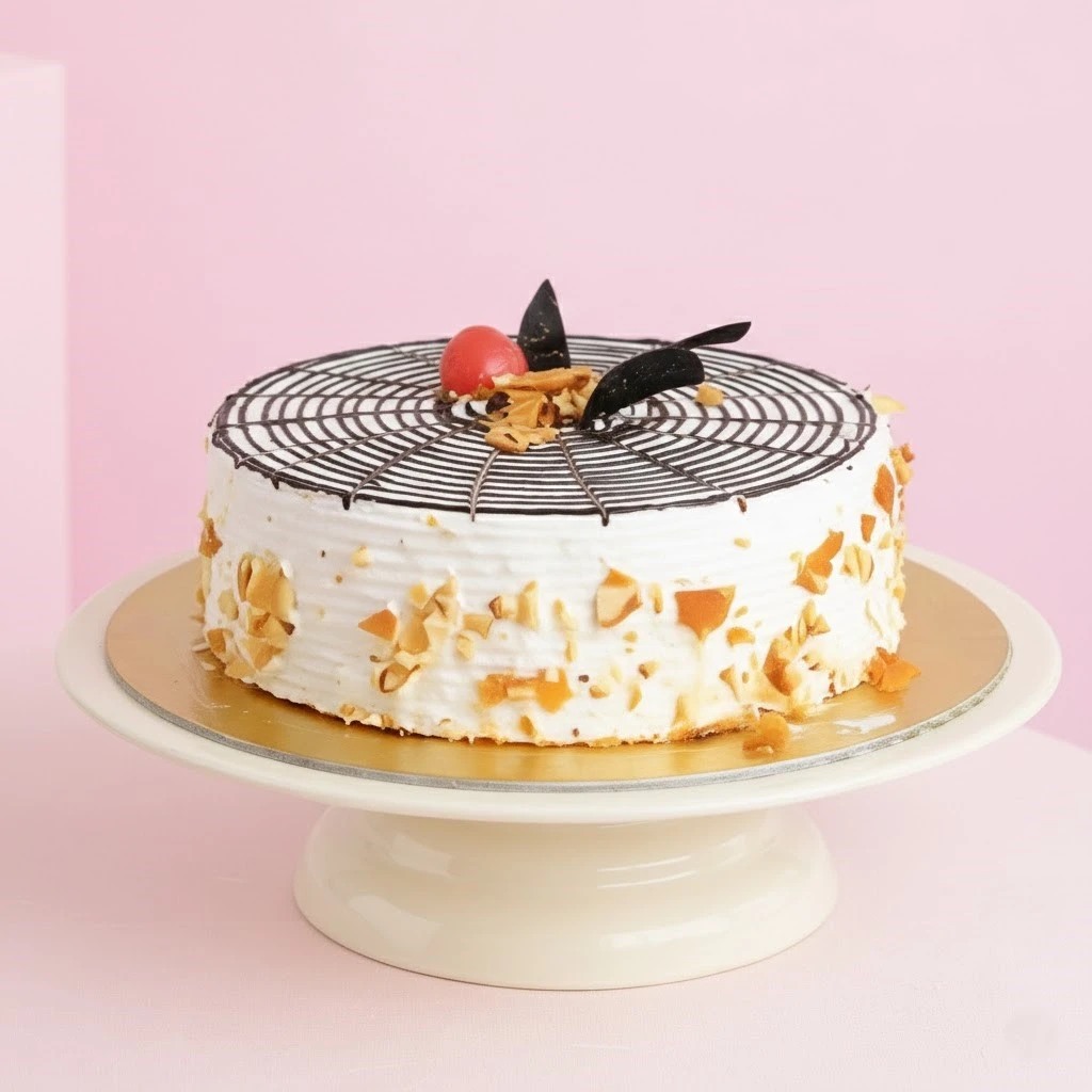 Mixed Flower Bouquet & Cake