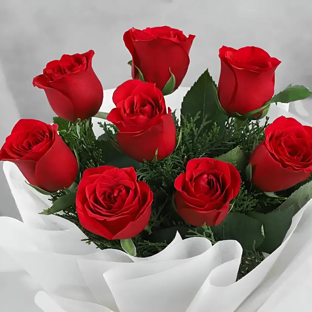 Wrapped Red Rose Bouquet Delivery in Jaipur