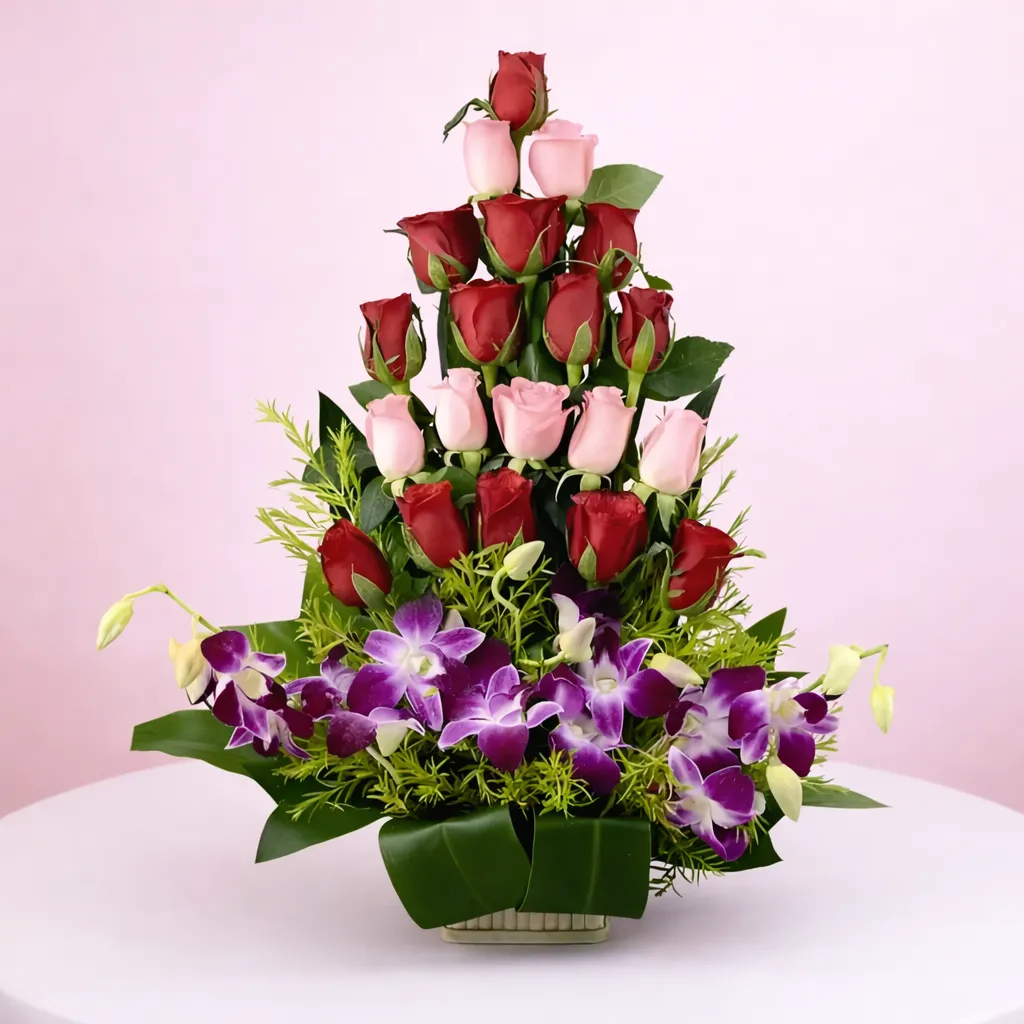 Ornate Orchids n Roses