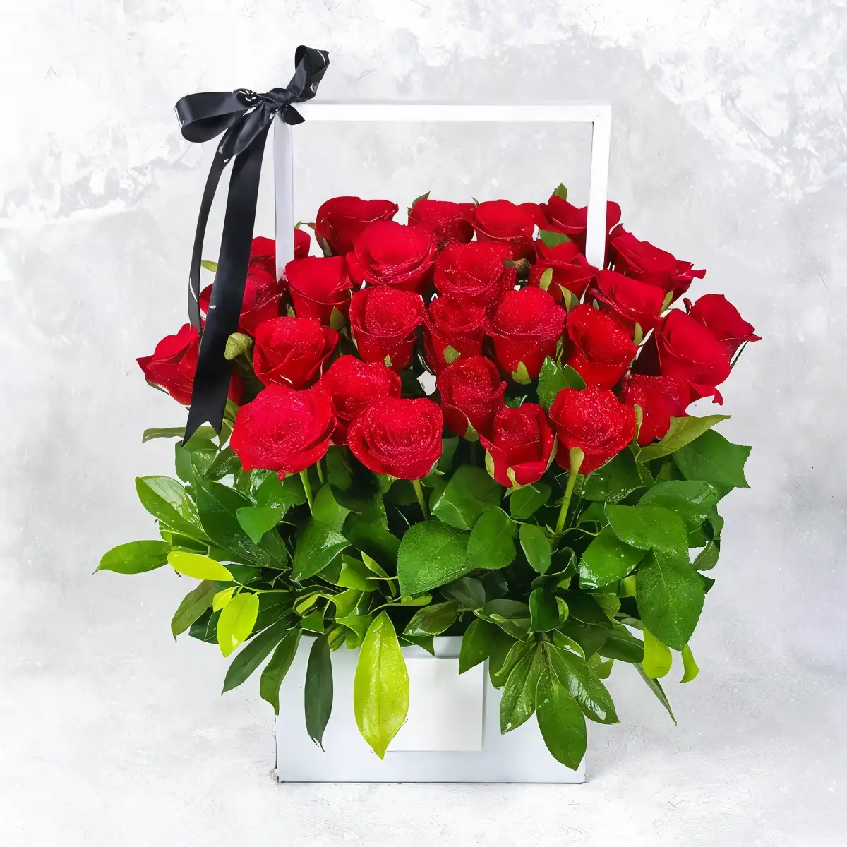 Red Roses in a Box