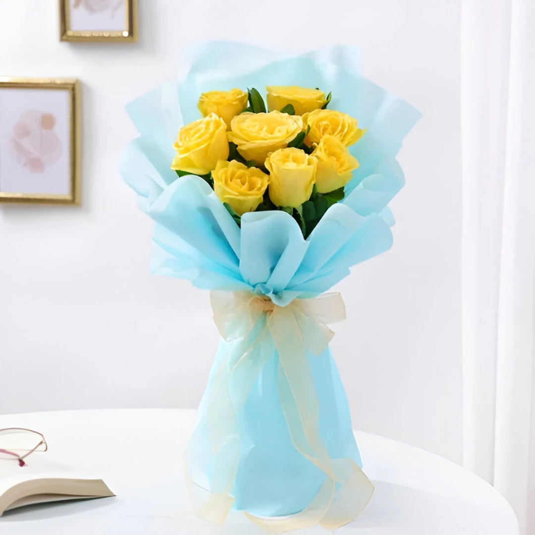 Yellow Rose Bouquet Delivery in Jaipur