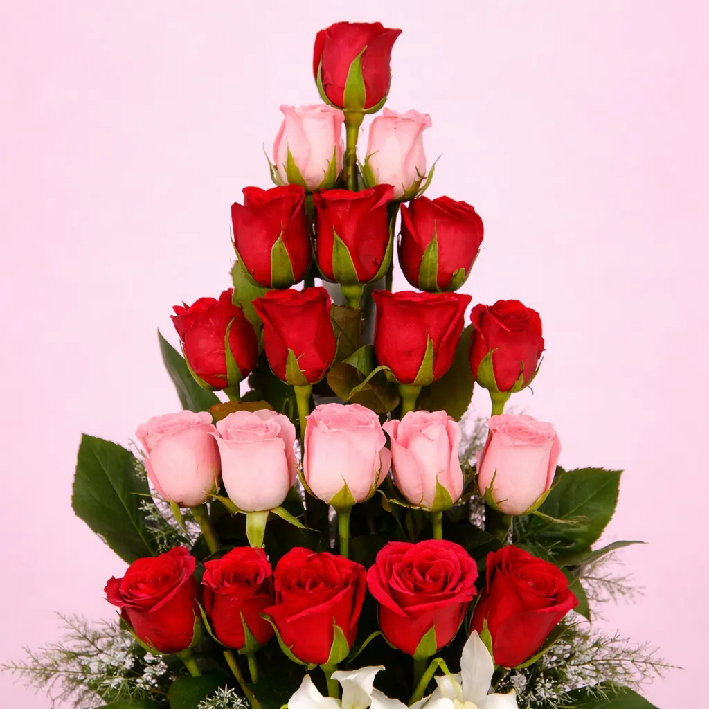 Elegant Floral Arrangement with Chocolate — photo 3