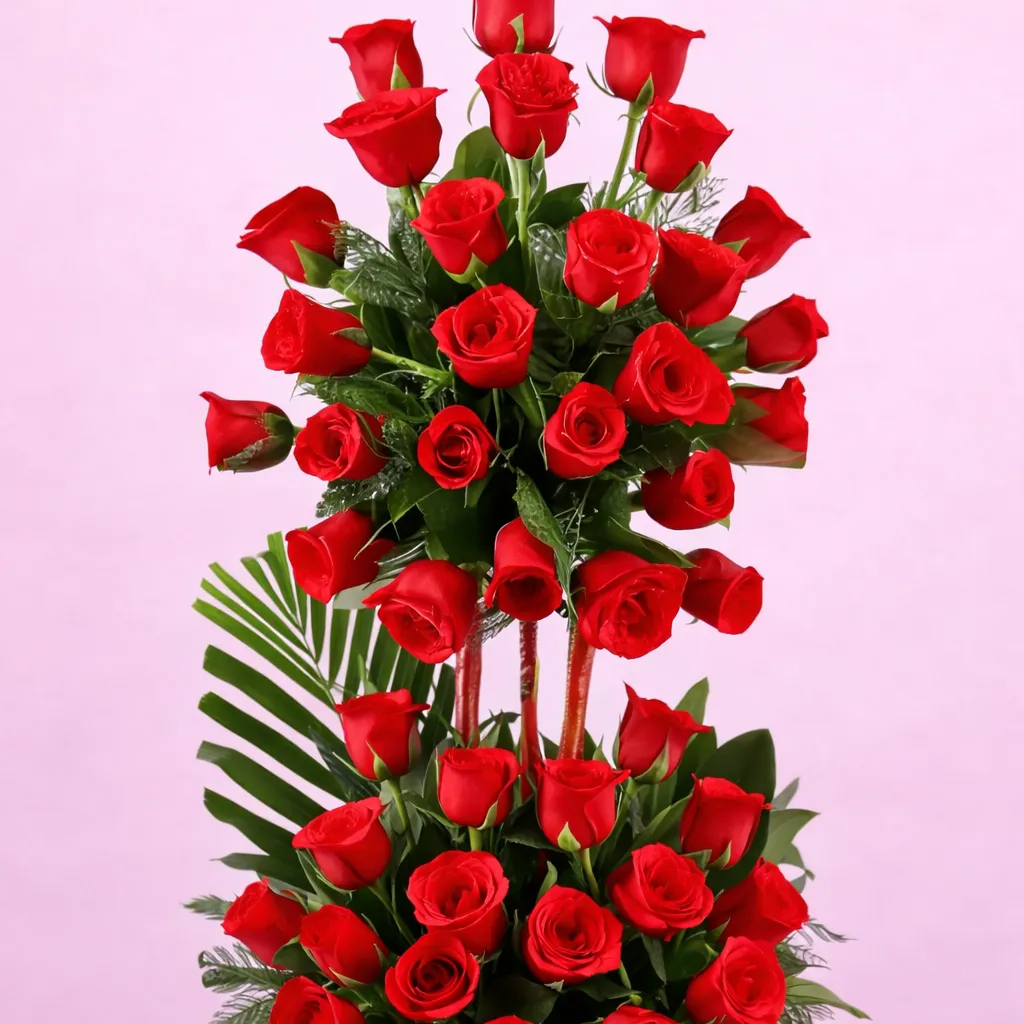 Wedding Red Rose Bouquet