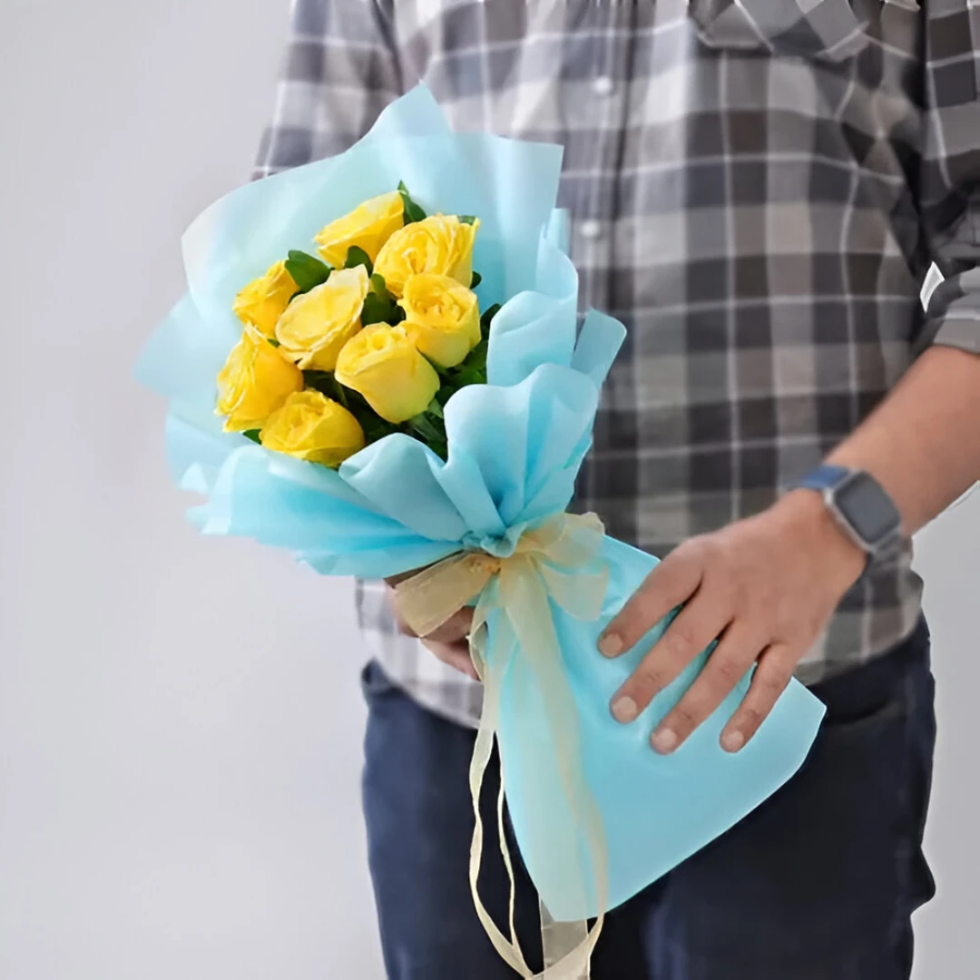Yellow Rose Bouquet Delivery in Jaipur