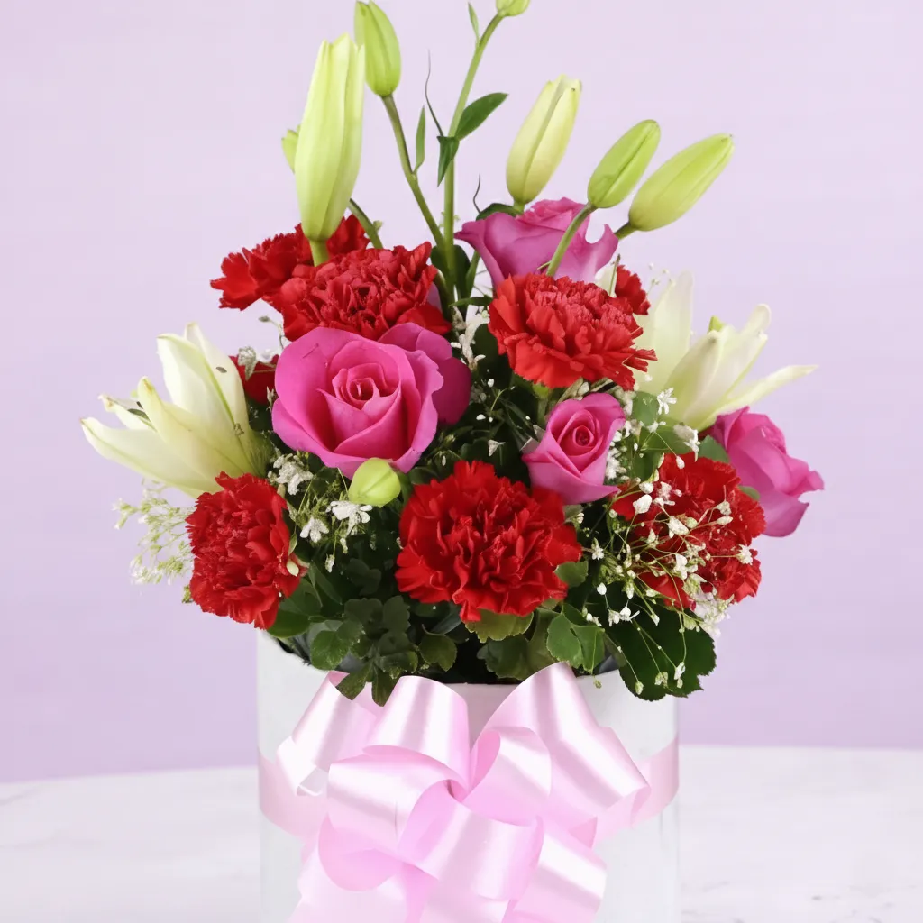 Roses n Carnations Floral Love Box