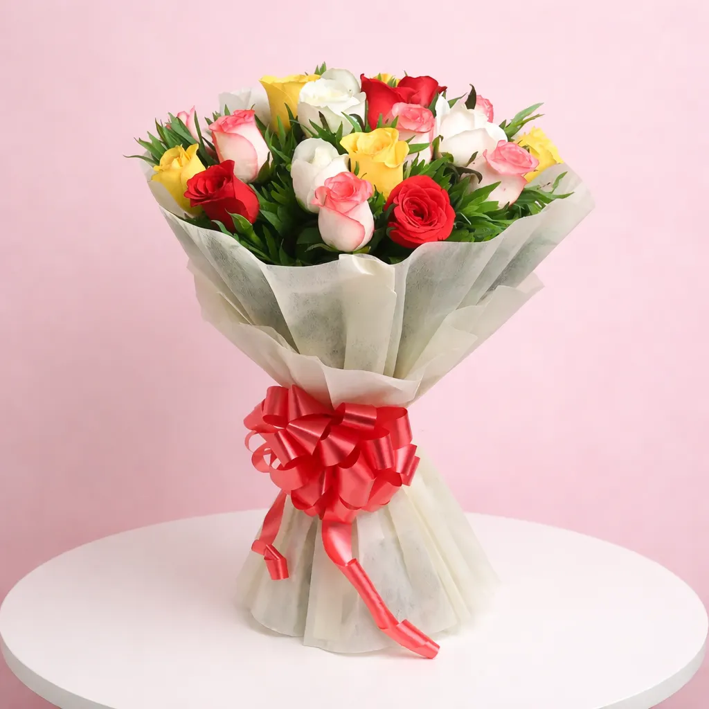 Celebration Combo with Chocolate and Bouquet — photo 2
