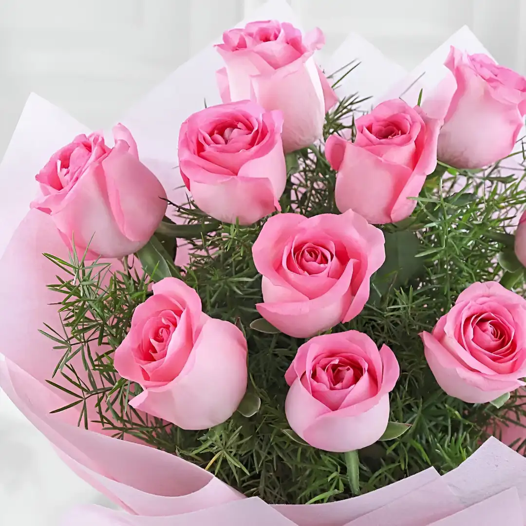 Pink Rose Bouquet Delivery in Nagpur