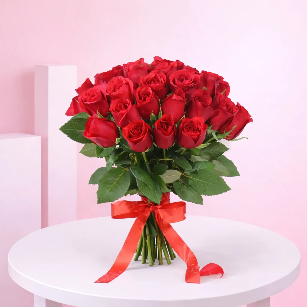 Romantic Roses with Cake — photo 3