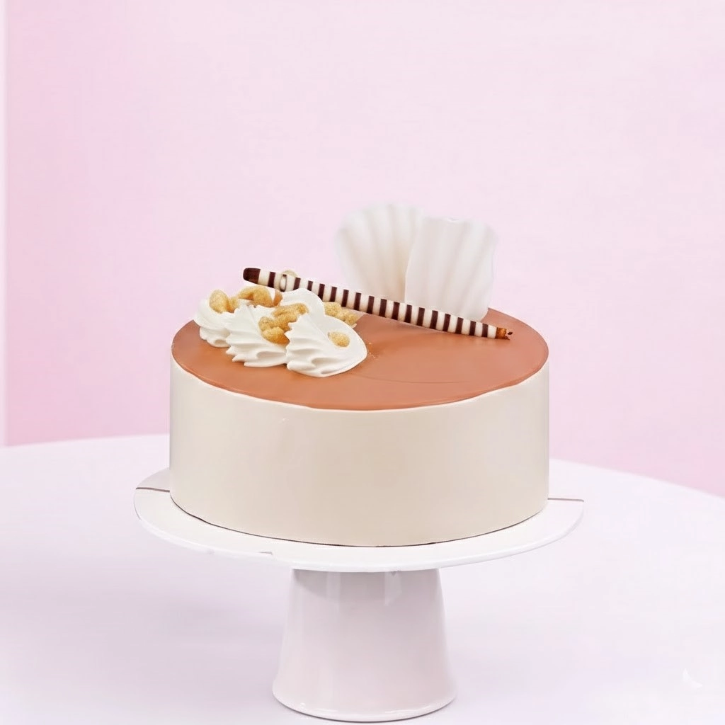 Premium Lily Bouquet with Cake