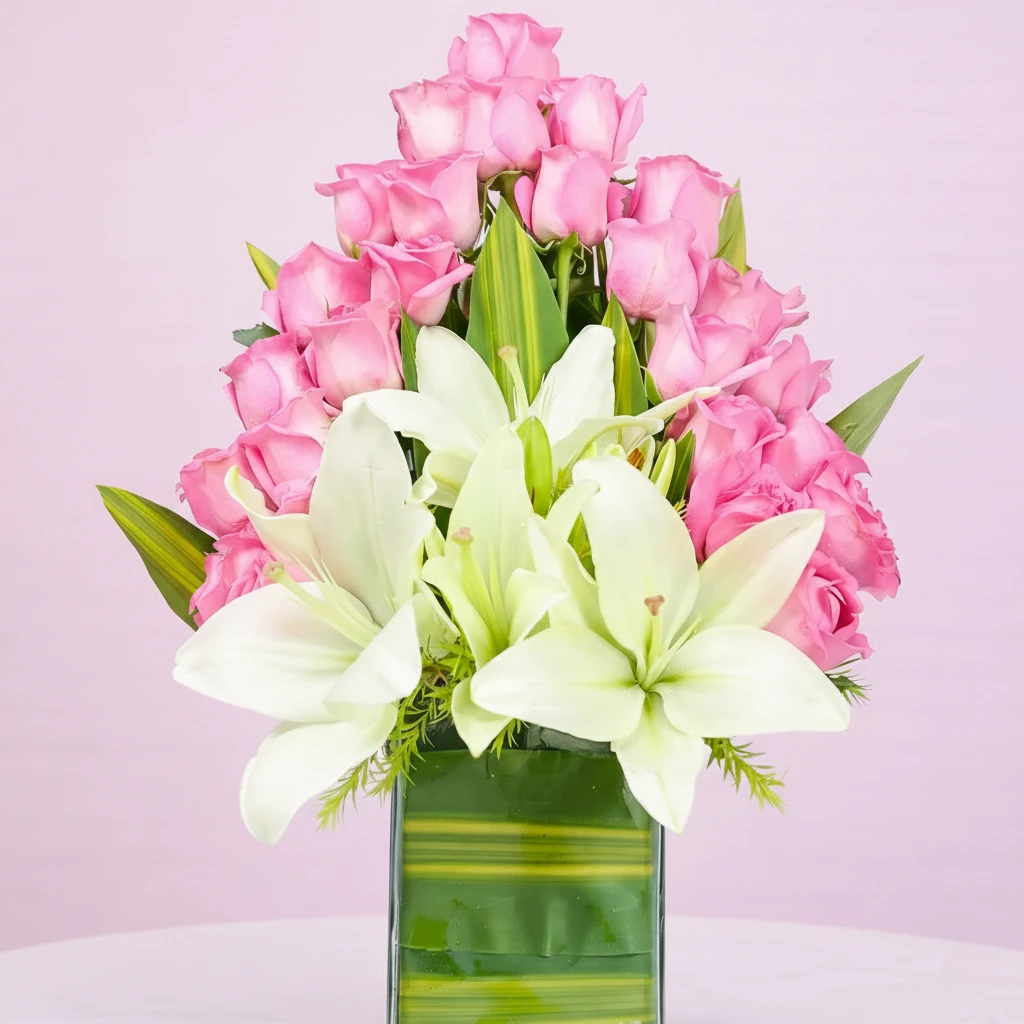 Beautiful Pink Rose Bouquet
