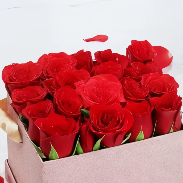 Romantic Red Rose Box