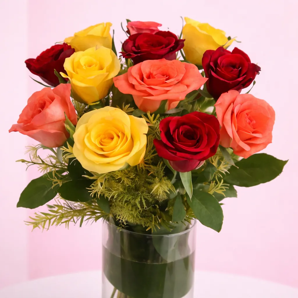 Elegant Arrangement of Roses