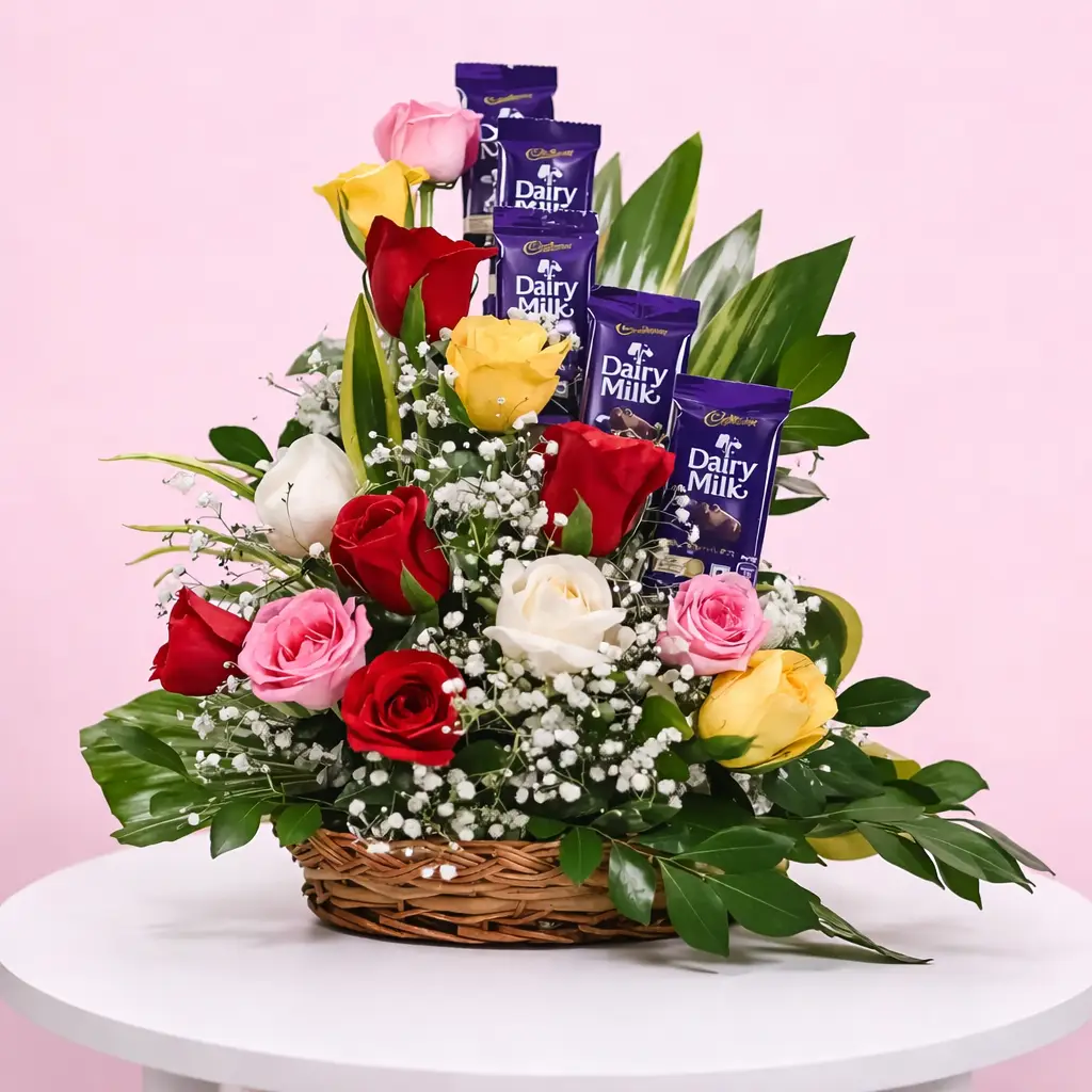 Chocolate Rose Mixed Bouquets