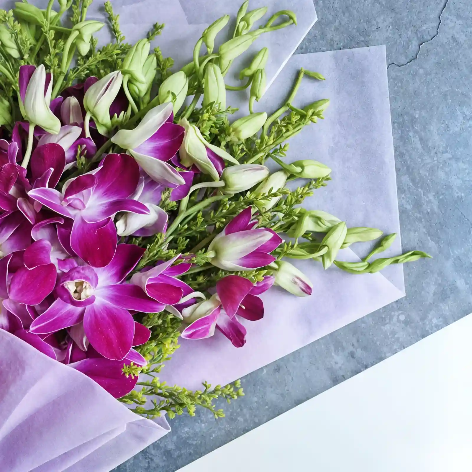 Purple Orchid Bouquet