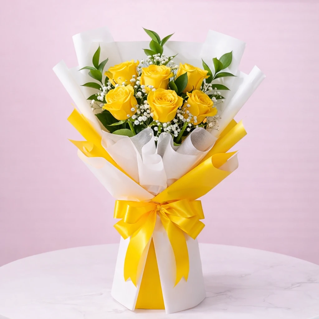 Radiant Yellow Bloom Bouquets