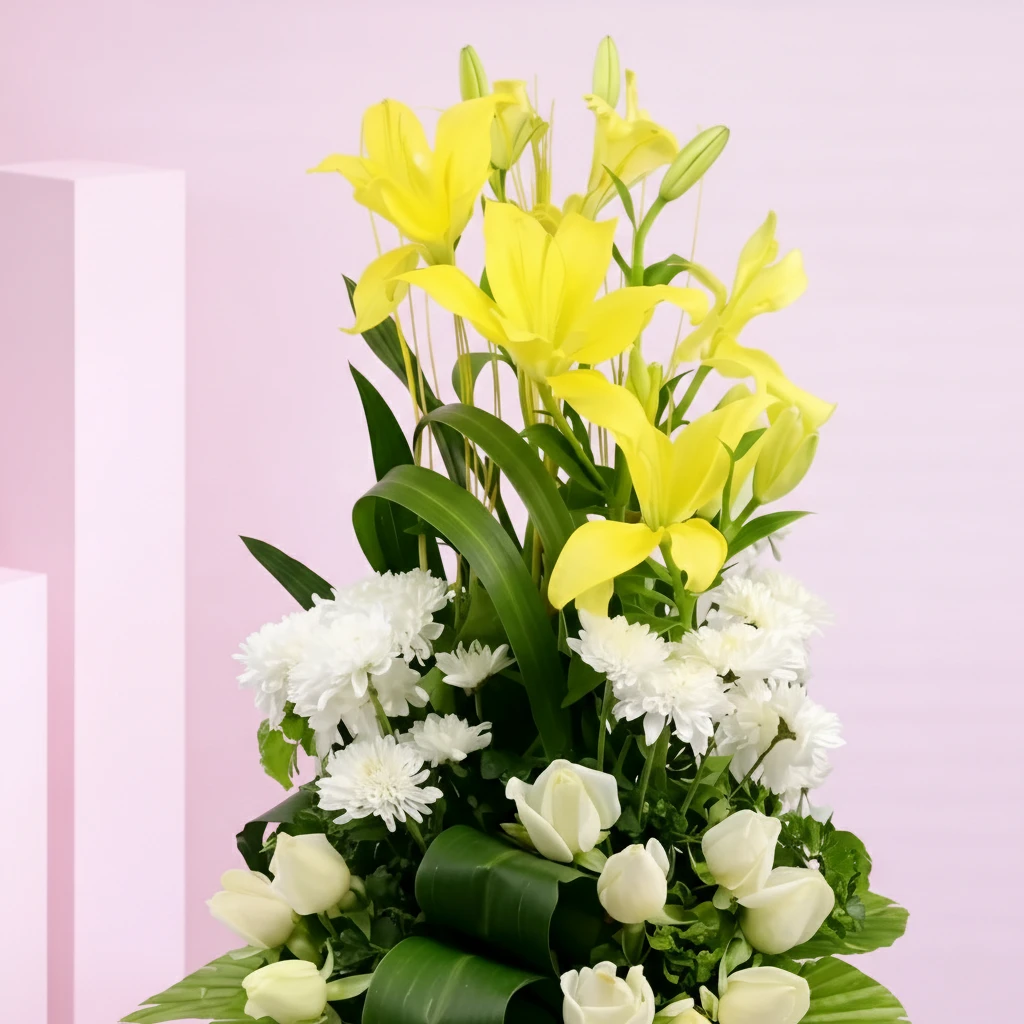 Serene Dreams Floral Basket