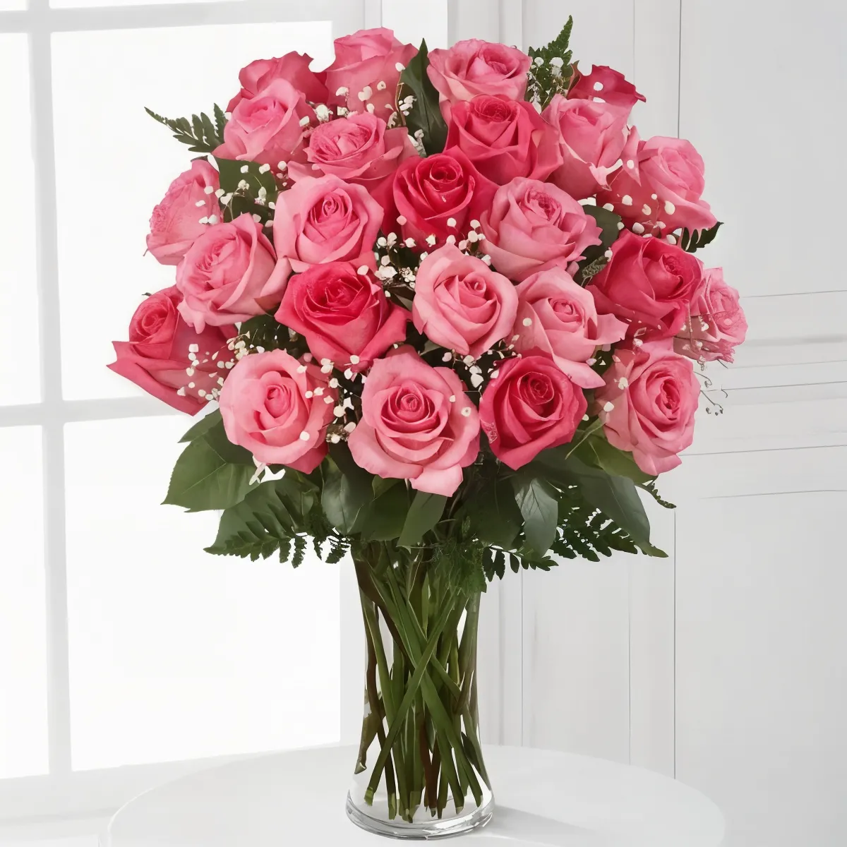 Simple Pink Rose Bouquet