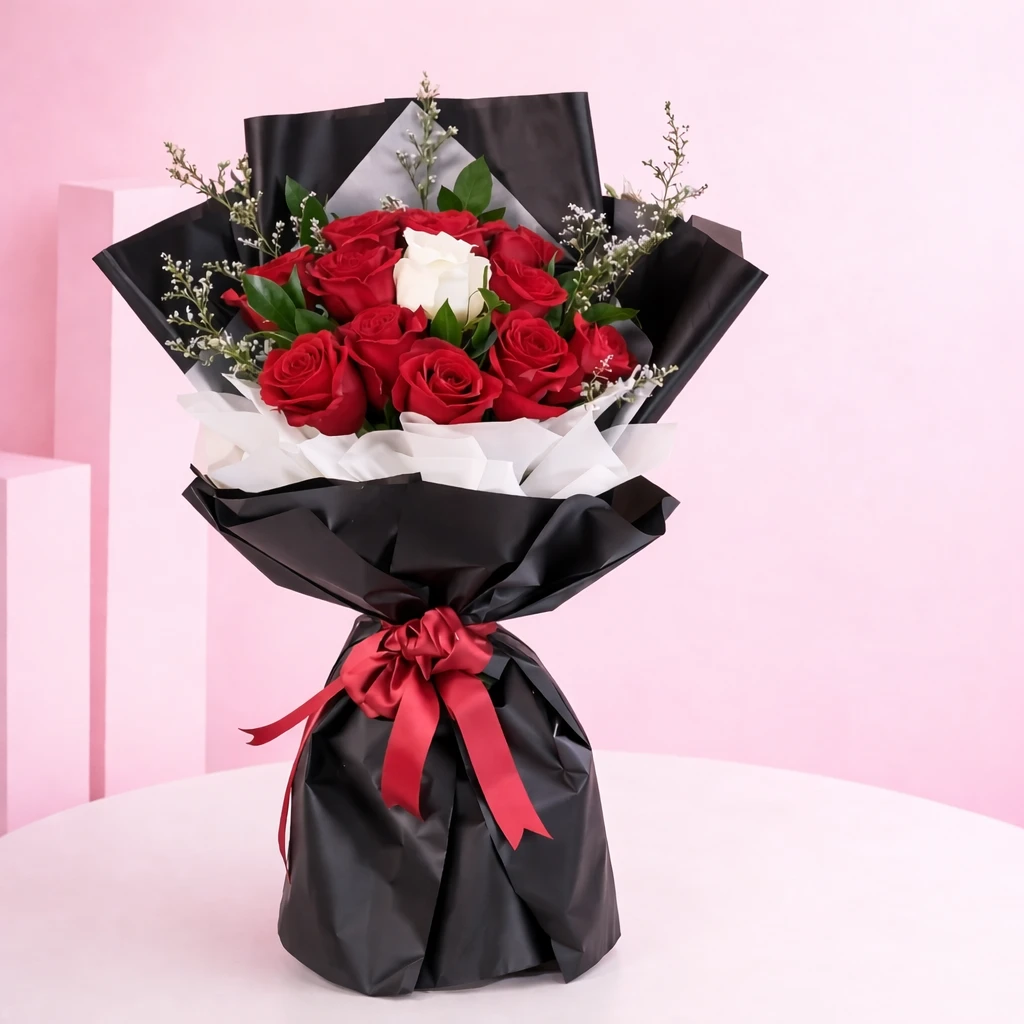 Crimson Rose with Rich Ferrero Rocher