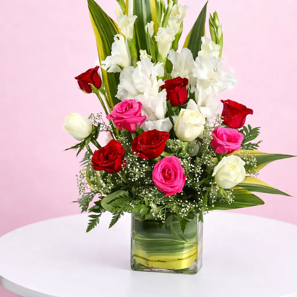 Exotic Vase Flower Arrangement