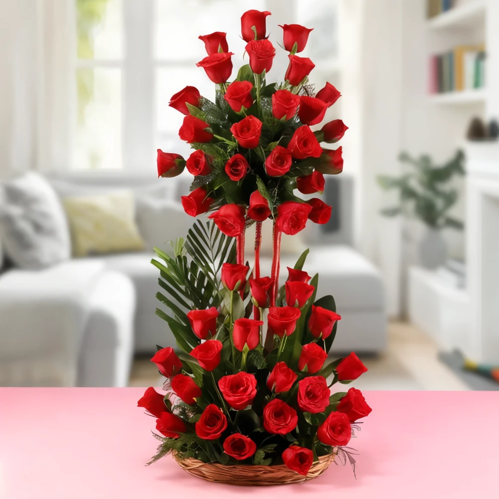 Wedding Red Rose Bouquet