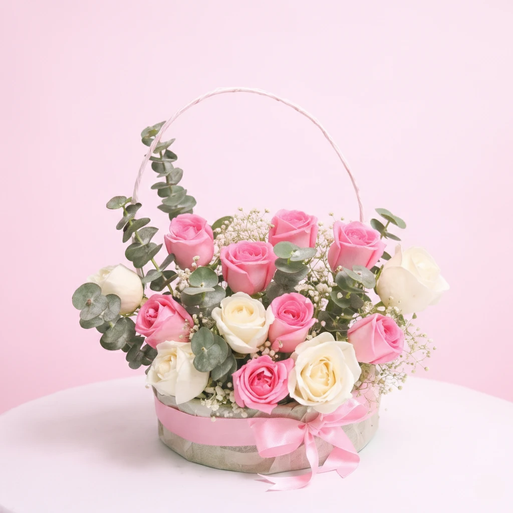 Bloom Basket with Sweet Treat — photo 2