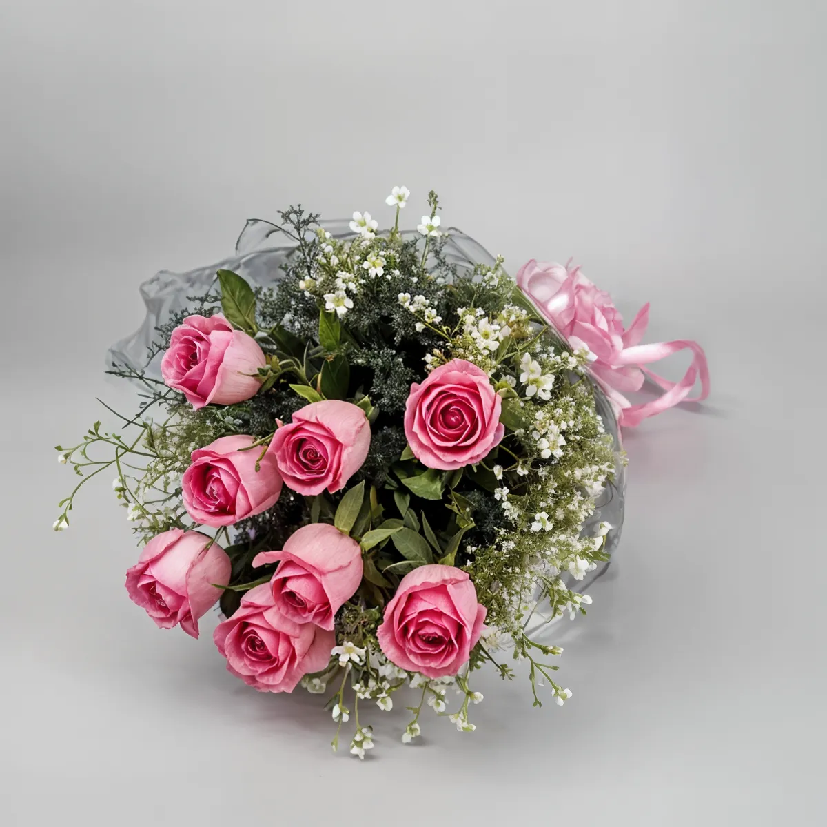 Dreamy Pink Rose Bunch