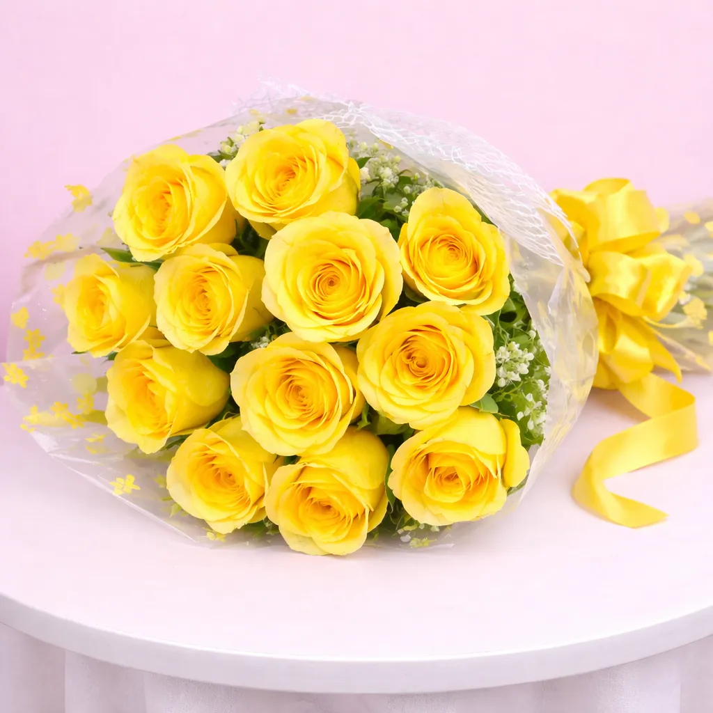 Ravishing Yellow Rose Bouquets
