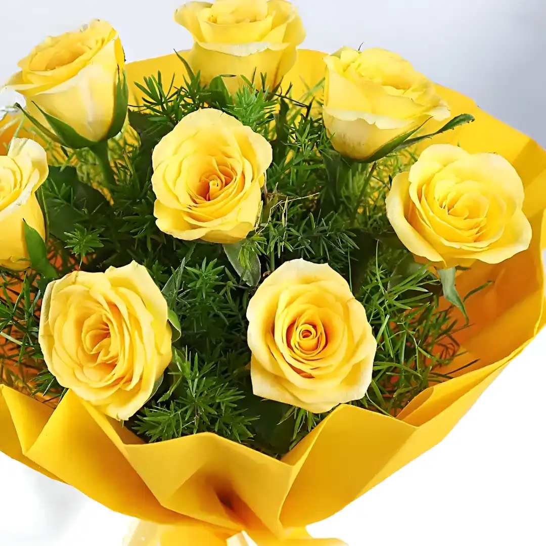 Yellow Rose Bouquet Delivery in Surat