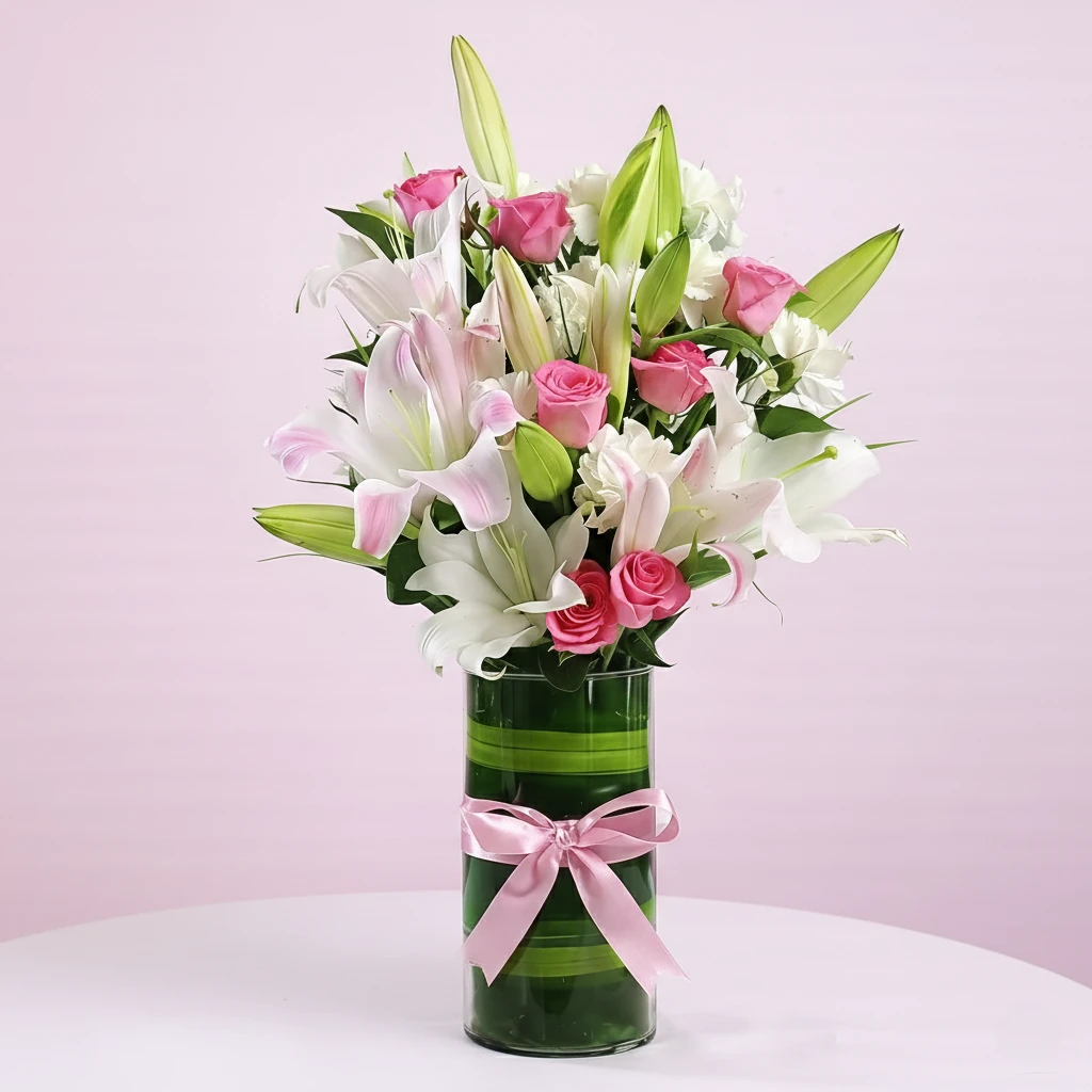 Pristine Vase of lily — photo 3